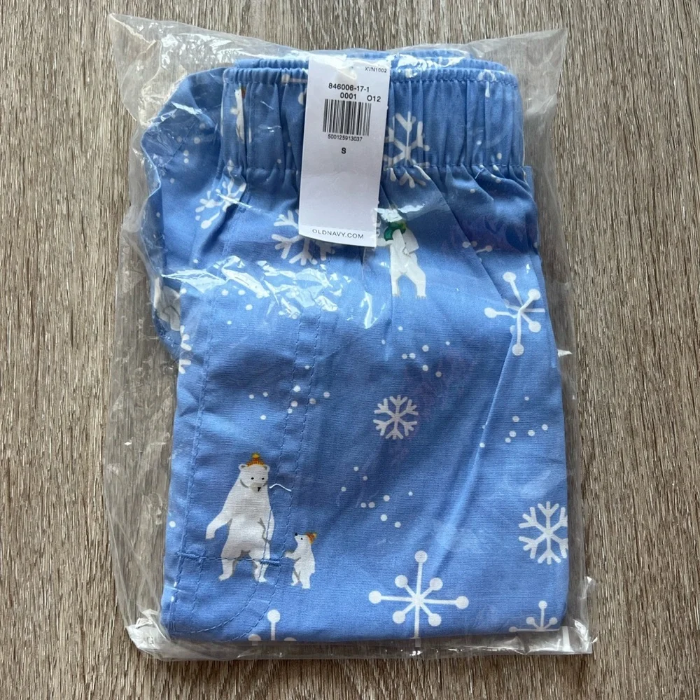 Old Navy Men’s Soft-Washed 100% Cotton Boxer Shorts Polar Bear Print Size Small